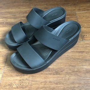 Crocs LiteRide Wedge Sandals  Women’s size 9